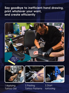 AIMO MR3 Bluetooth Tattoo Stencil Pocket Printer (can use roll paper)