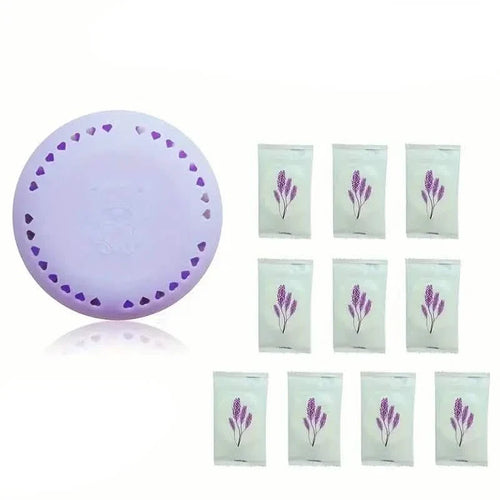 10-Pack: Aromatherapy Air Fresheners - Solid Deodorizer Tablets with Extra Shell
