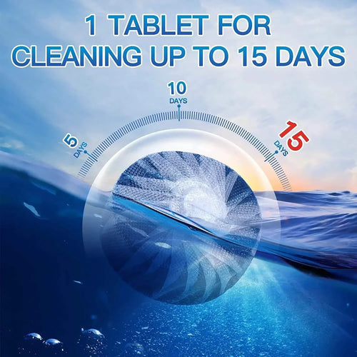 10-Pack: Vacplus Automatic Toilet Bowl Cleaner Tablets, Bathroom Toilet Tank Cleaner