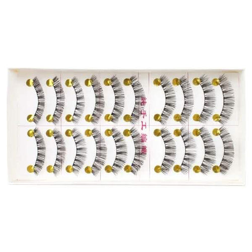 10-Pairs: Makeup Handmade Natural Fashion Long False Eyelashes
