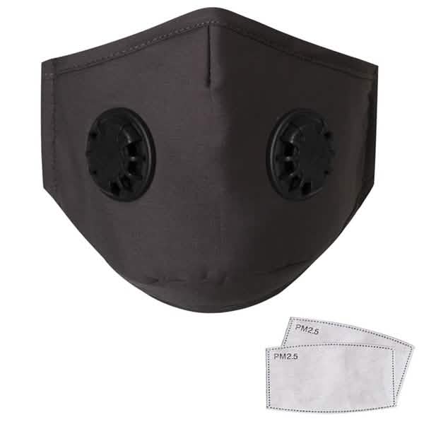 10-Pieces: Double Breathing Valve PM 2.5 Mask Respirator