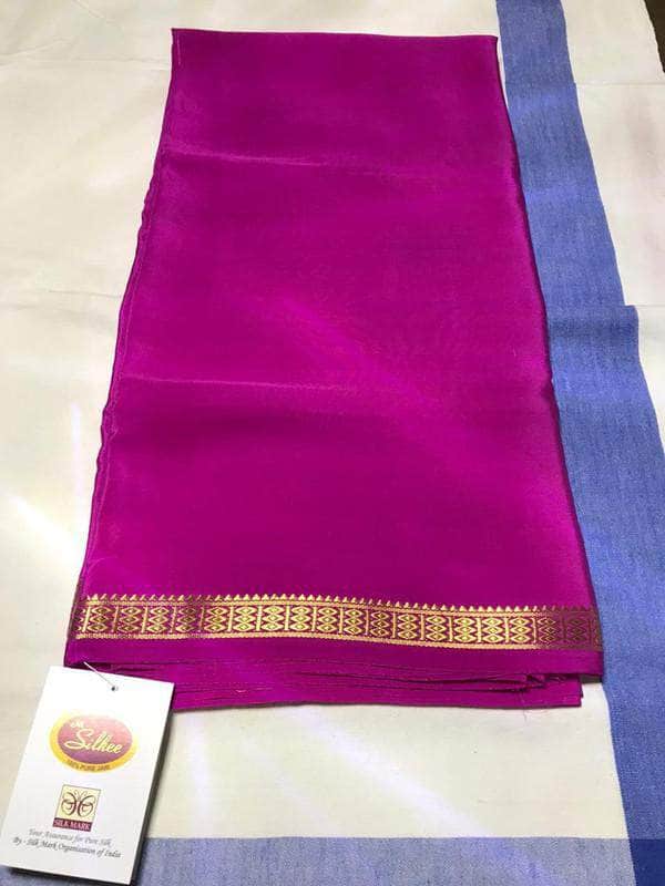 100Grm Thickness South Silk Saree