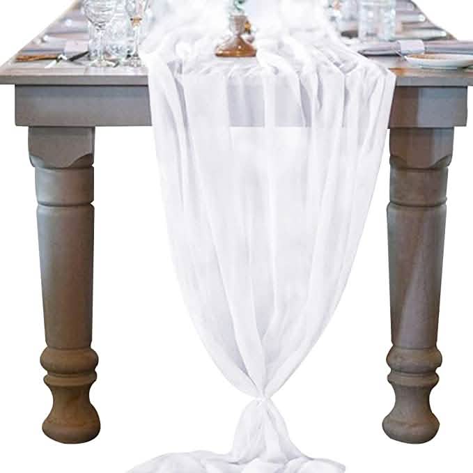 10Ft. Chiffon Table Runner