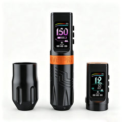 INKSOUL® Tattoo Machine Wiresles Pen 4.2MM Strokes Two Grips Two Batteries Two Modes 2 in 1 | HV6 PRO