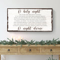 O Holy Night Christmas Sign II