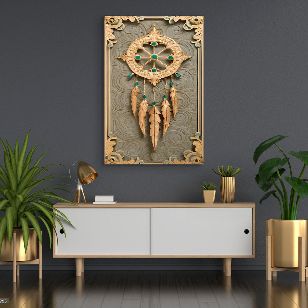 3D Whispering Feathers Wall Art II