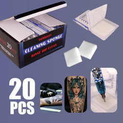 Tattoo Dip Foam - 20Pcs Dip Cups Rinse Caps Tip Rinse Dip Clean Professional Cartridge Dip Foam Cleaning