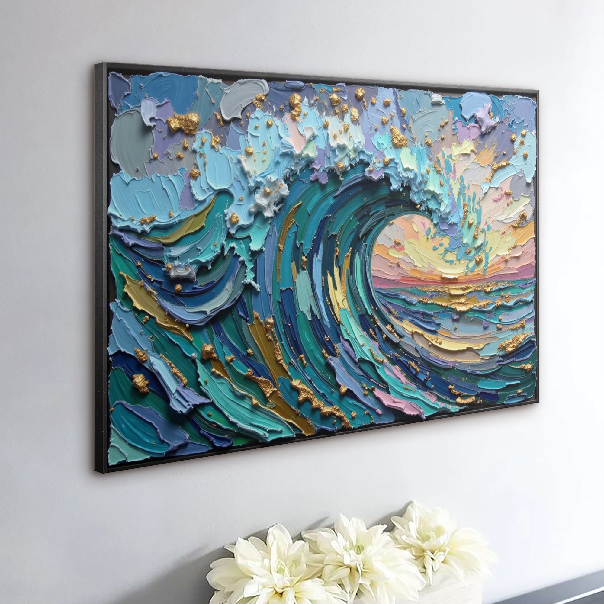 Golden Tide Wall Art