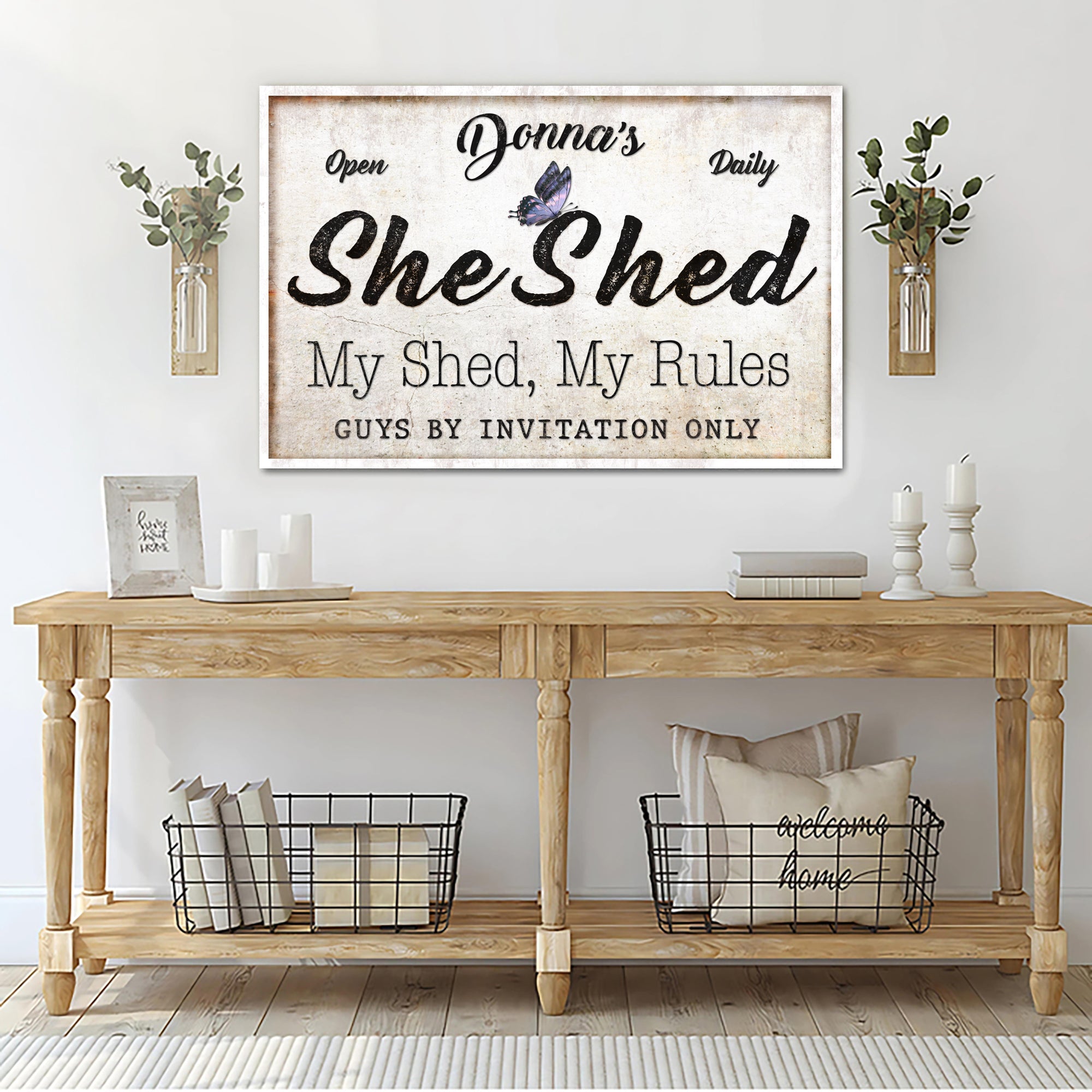 Personalized She Shed Sign XIX