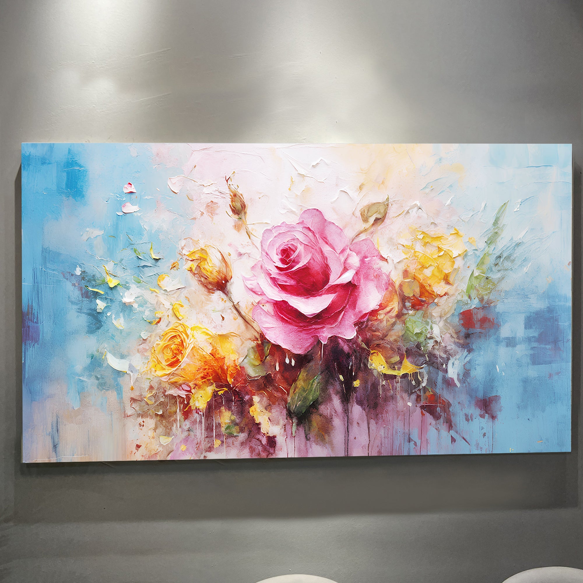 Rose Flower Wall Art