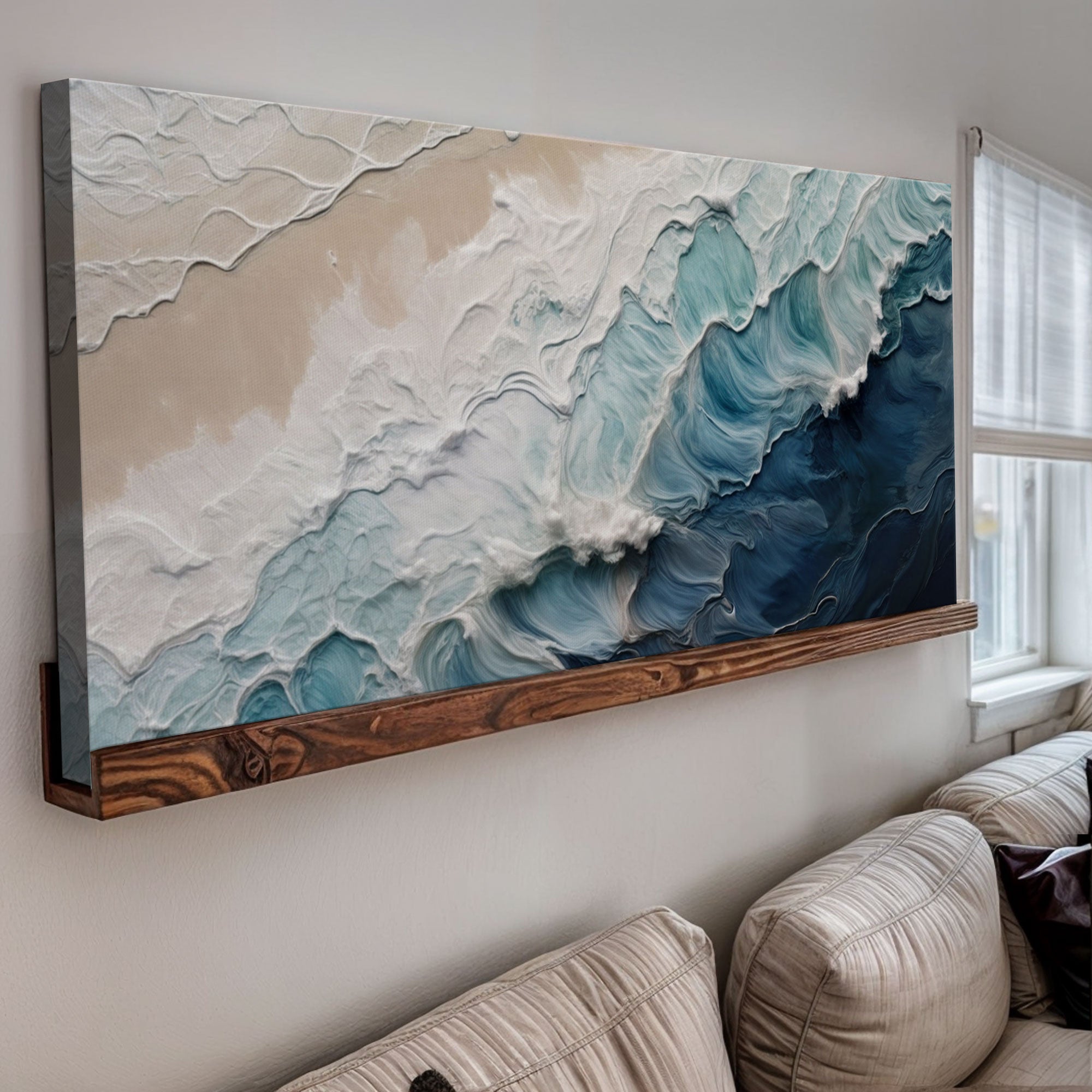 Crashing Coastal Waves Wall Art