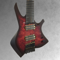 ZERU EXHALE Headless 7 String Justus Hajas Signature Guitar Scorched Scarlett