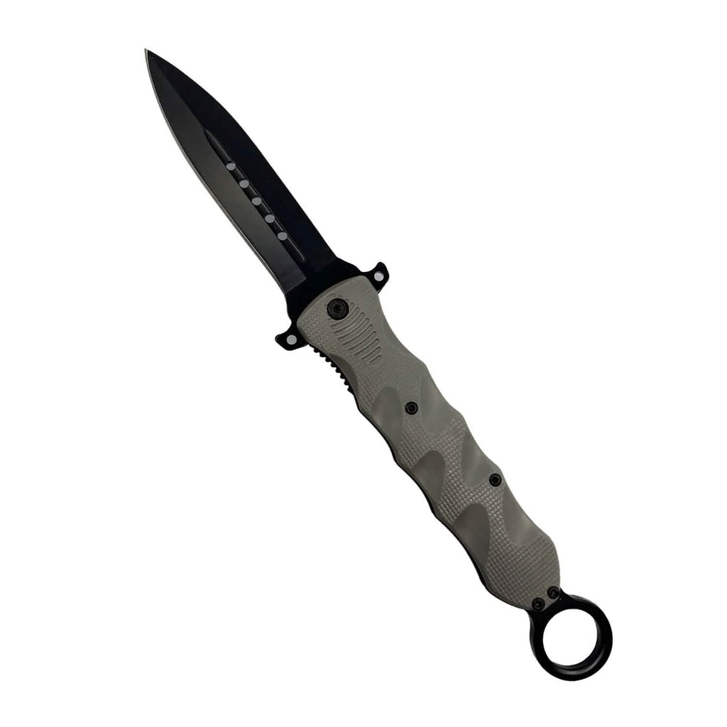 2-Pack: 6" Finger Loop Knife with ABS Handle