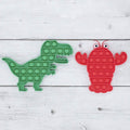 2-Pack: Push Pop Fidget Anti-Stress Pads