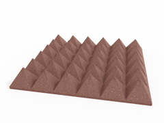 4 Inch Acoustic Foam Pyramid Style Panels - 13 Color Options