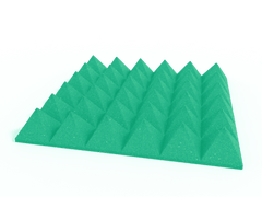 4 Inch Acoustic Foam Pyramid Style Panels - 13 Color Options