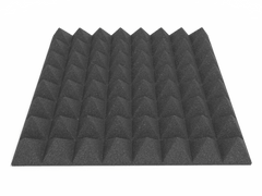 3 Inch Acoustic Foam Pyramid Style Panels - 13 Color Options