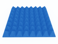 3 Inch Acoustic Foam Pyramid Style Panels - 13 Color Options