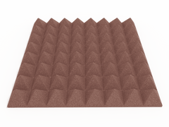 3 Inch Acoustic Foam Pyramid Style Panels - 13 Color Options