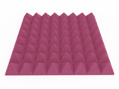 3 Inch Acoustic Foam Pyramid Style Panels - 13 Color Options
