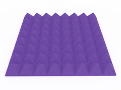 3 Inch Acoustic Foam Pyramid Style Panels - 13 Color Options