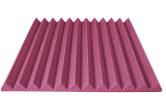 2 Inch Acoustic Foam Wedge Style Panels - 13 Color Options