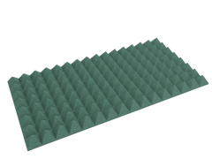 3 Inch Acoustic Foam Pyramid Style Panels - 13 Color Options
