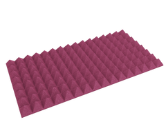 3 Inch Acoustic Foam Pyramid Style Panels - 13 Color Options