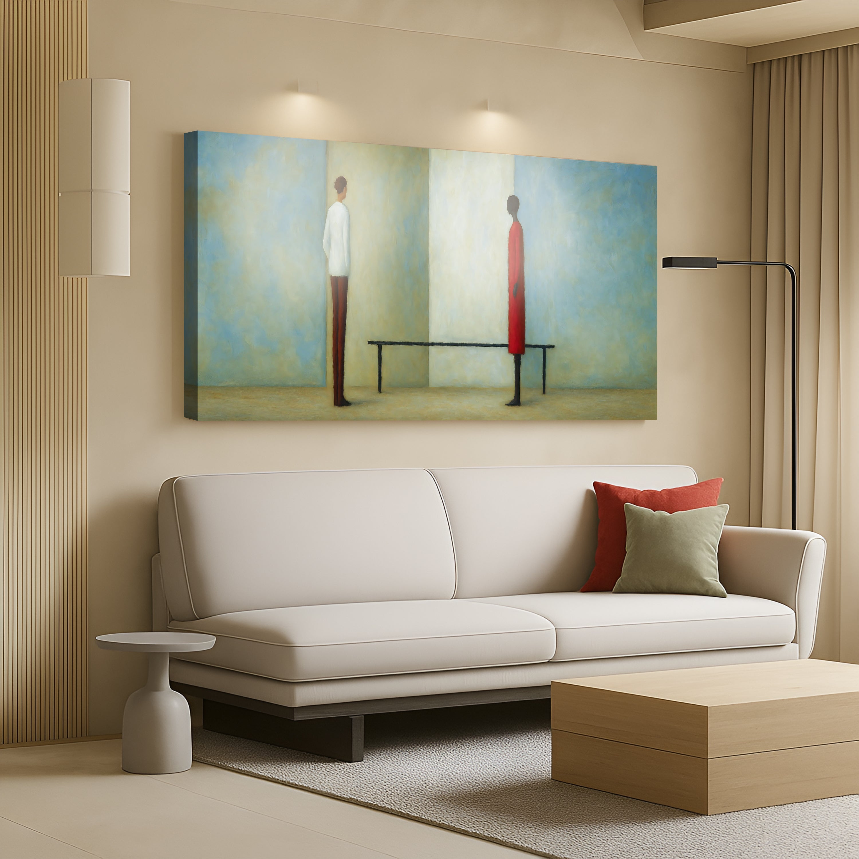 Confrontation Abstract Wall Art