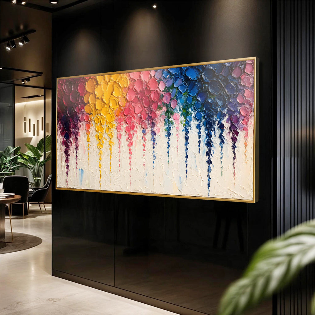 Rainbow Cascade Wall Art