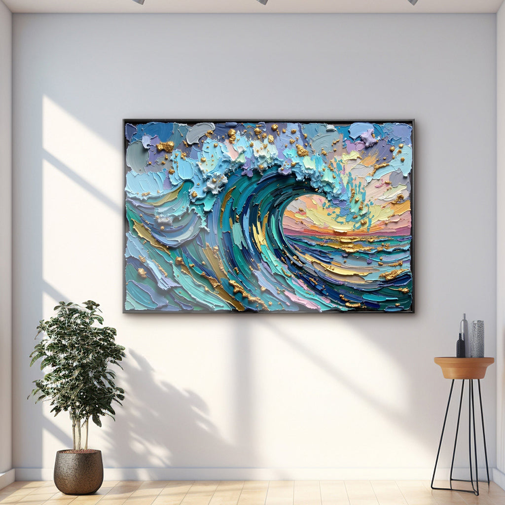 Golden Tide Wall Art