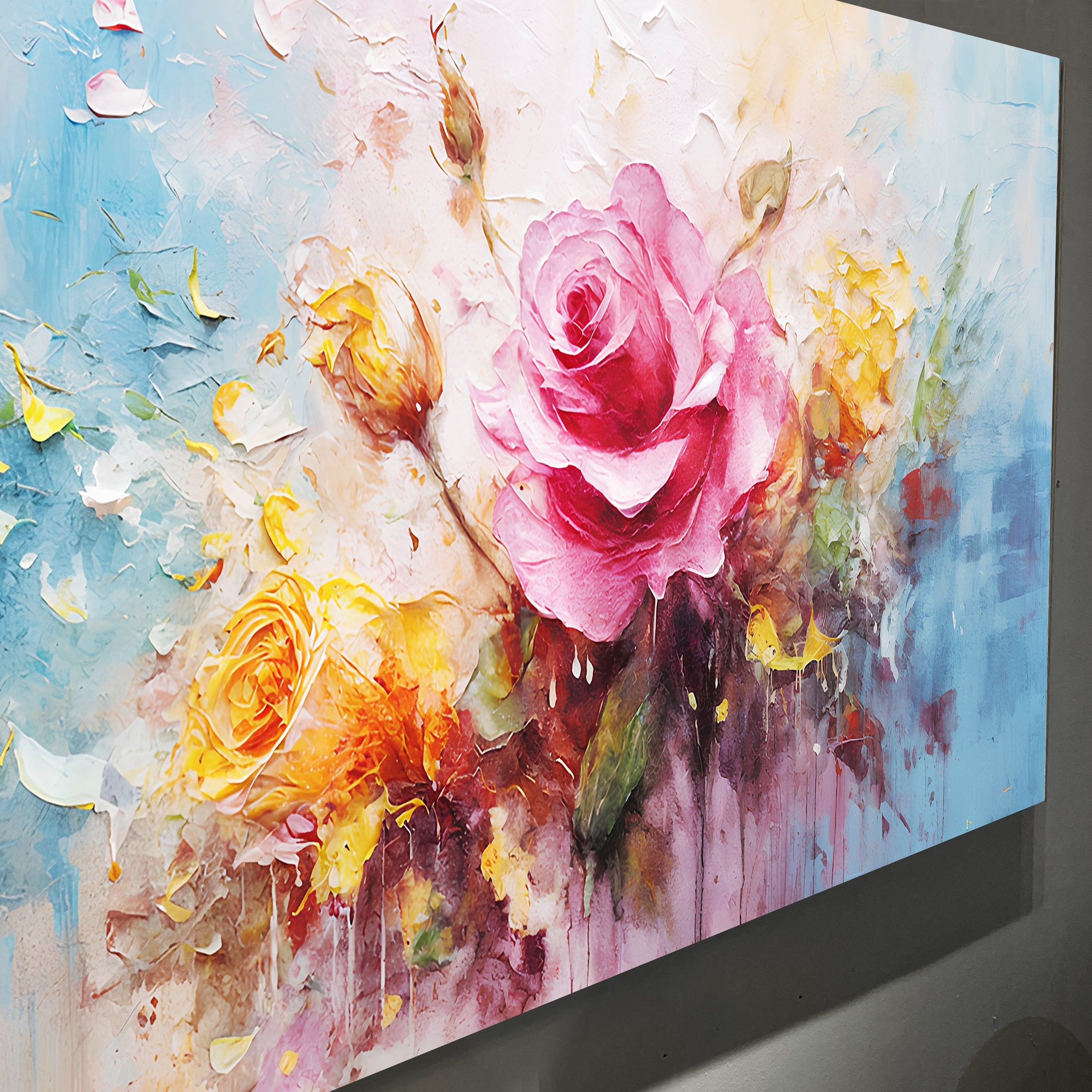 Rose Flower Wall Art