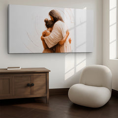 Divine Embrace of Grace Faith Wall Art II