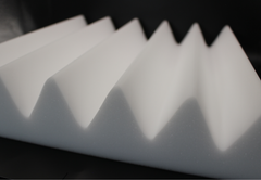 White Acoustic Foam Panels - 12x12x2.5"
