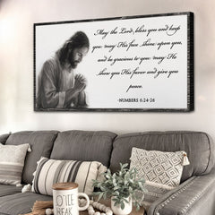 Numbers 6:24-26 - May The Lord Bless You Faith Sign IV
