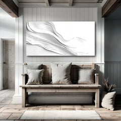 White Minimalist Wall Art