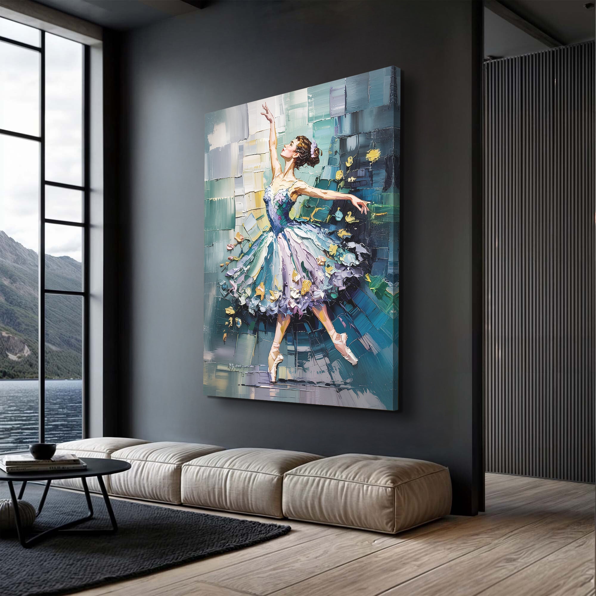 Ballerina Abstract Wall Art