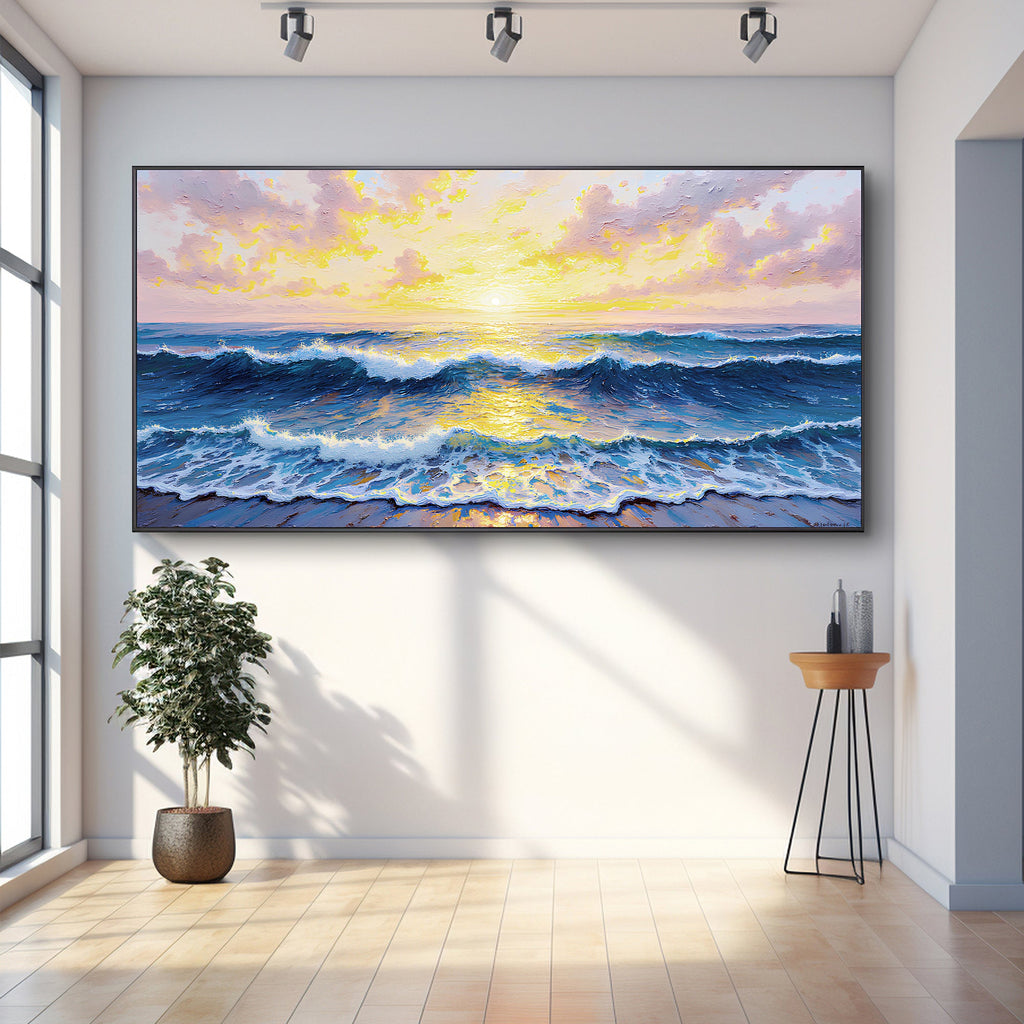 Golden Horizon Wall Art