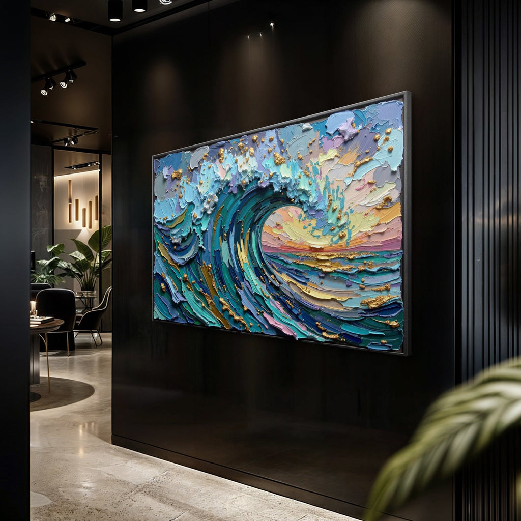 Golden Tide Wall Art