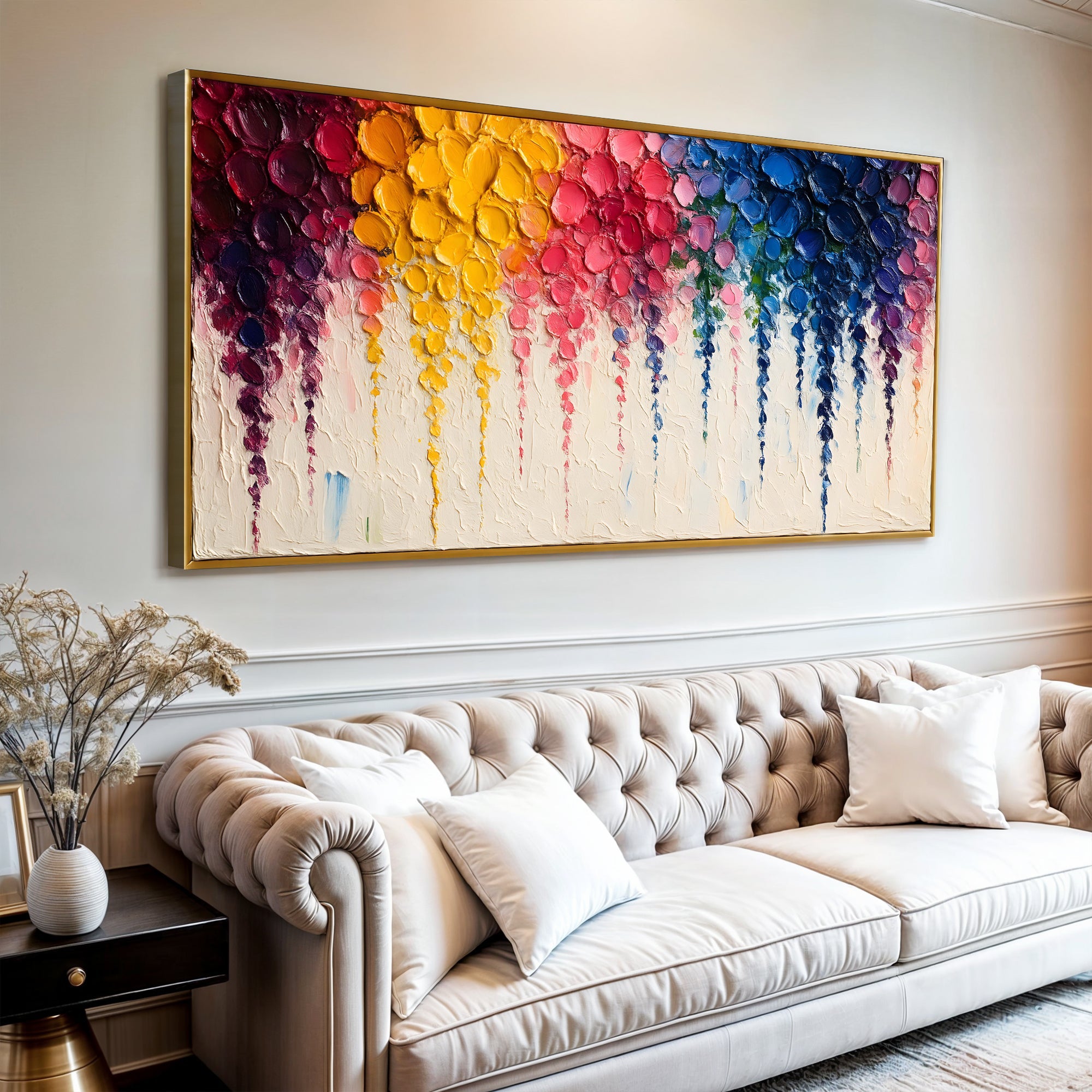 Rainbow Cascade Wall Art