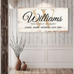Personalized Family Sign XI