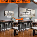 Upgrade Your 'Garage Bar' (Style 1) Canvas To 24x48 Inches