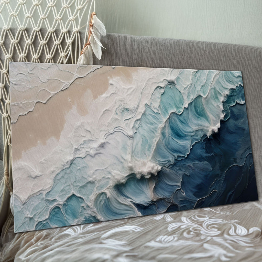 Crashing Coastal Waves Wall Art