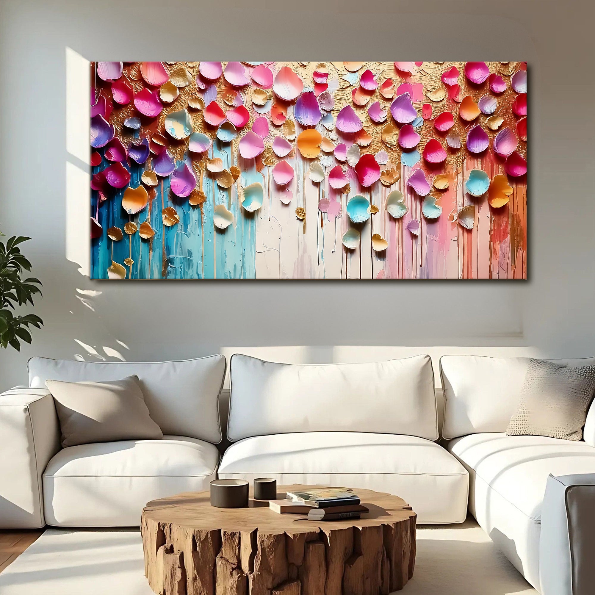 Vibrant Petals Wall Art
