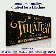 Personalized Theater Sign III
