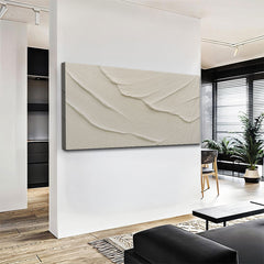 Abstract Minimalist Wave Wall Art II