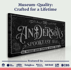 Personalized Spookeasy Bar Sign