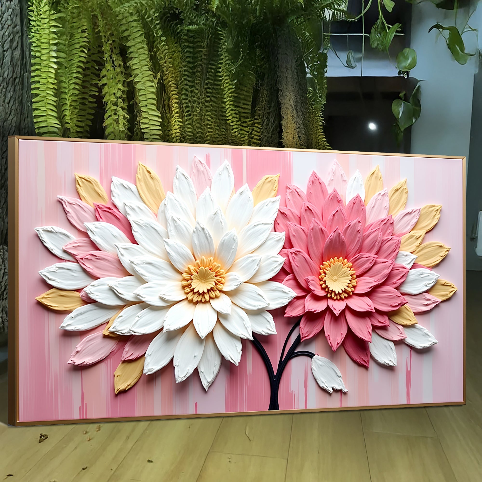 Blushing Blooms Pink Wall Art