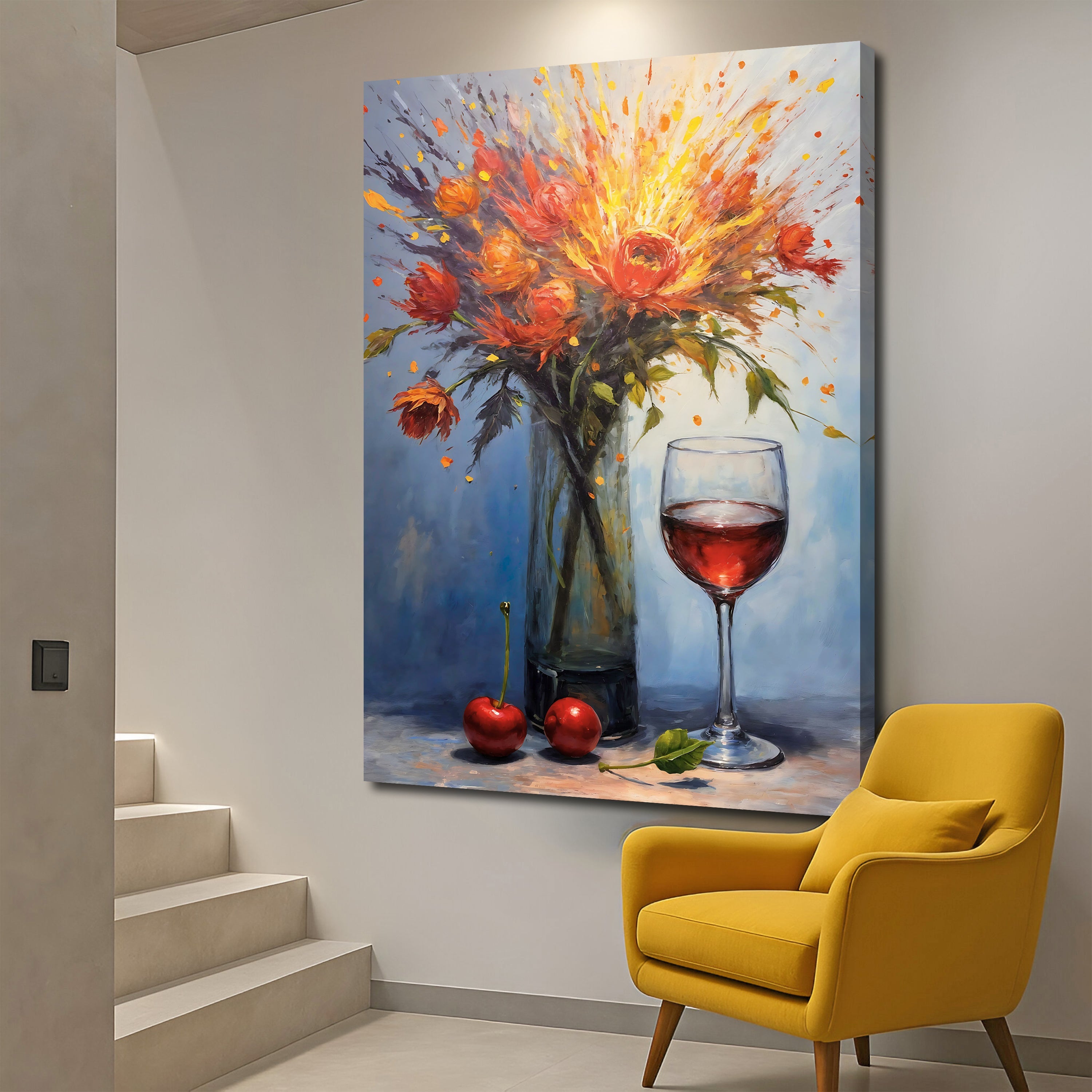 Dynamic Still Life Abstract Wall Art