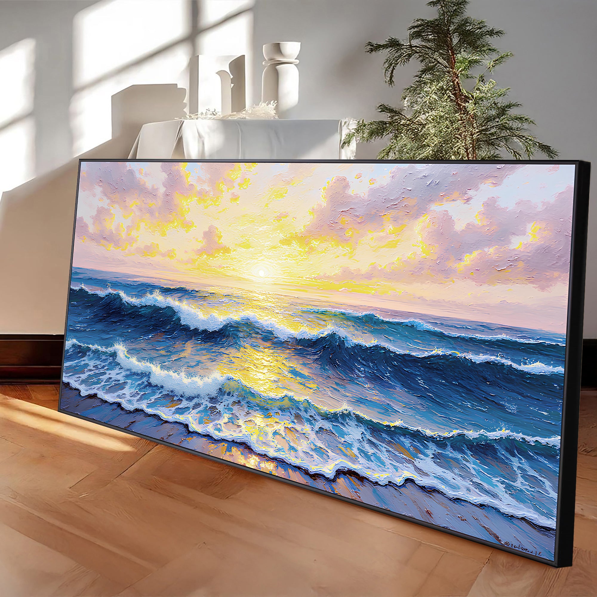 Golden Horizon Wall Art